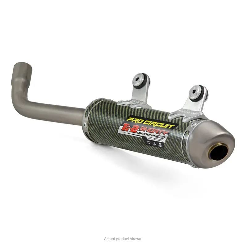 Pro Circuit Ti-2 Shorty Carbon Kevlar/Titanium Silencer For Husqvarna TE 250i 2020-2022